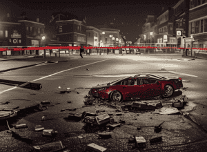 Accident grav Frankfurt: Polițistă rănită