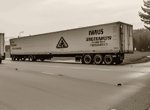 Accident pe B19: Camion lovește auto la Giengen