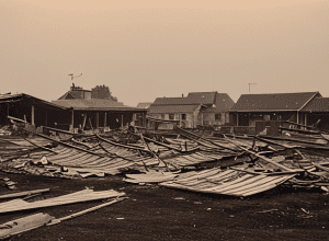 Rasdorf: Focul a distrus hambare și a ucis animale