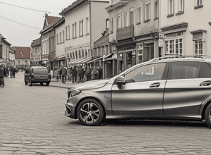 Landau: Șoferiță de 83 ani lovește un tânăr pe trotinetă