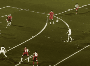 Faza Rüdiger după golul Real Madrid