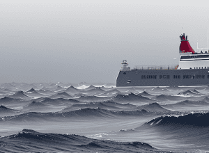 Valuri uriașe lovesc nava «Ocean Explorer»