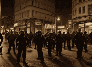 Berlin: Tânăr a atacat un polițist în timpul arestării