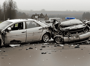 Lippe: Accident grav la viraj stânga