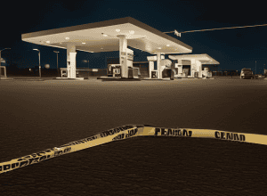 Jaf la benzinărie în Coesfeld: Apel poliție