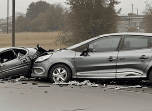 Hagen: Șofer beat, accident cu Renault în parapet