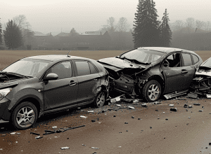 Accident Offenbach: Șofer ignoră prioritatea, 3 răniți