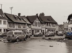 Kaltennordheim: Câine provoacă accident în lanț