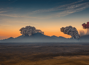 Erupție spectaculoasă în Filipine: Vulcanul Kanlaon aruncă o coloană de cenușă de patru kilometri