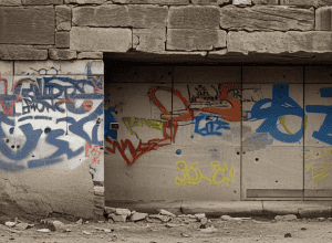 Bad Doberan: Graffiti pe ruinele unei mănăstiri