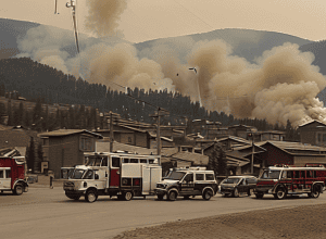 Incendiu puternic la un hotel din Alpi: Turiști evacuați