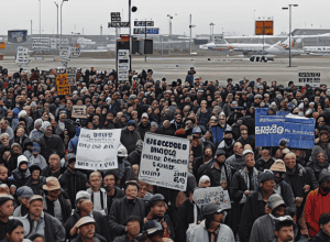 Protest la Aeroportul Lübeck: Fără Incidente Majore