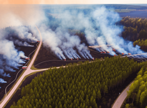 Incendii de pădure în NRW: Pompierii în acțiune - Pompieri in actiune