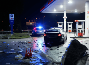 Incidente la o benzinărie: Fani Magdeburg urinează pe mașinile de poliție