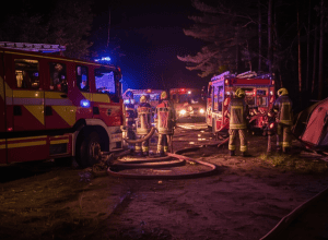 Incendii pe campinguri în NRW: Trei persoane grav rănite
