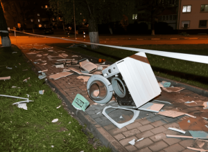 «Explozie Neobișnuită în Recklinghausen: Mașină de Spălat Aruncată în Aer»