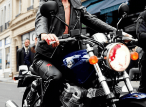 Bella Hadid: Cascadorie șocantă cu motocicleta în Paris