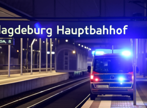 Incident șocant în Magdeburg: Femeie arestată pentru că a mușcat un polițist în tren