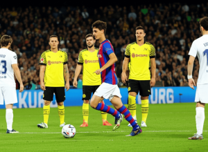 Aspect neobișnuit: Barcelona în pantaloni albi în meciul cu Dortmund