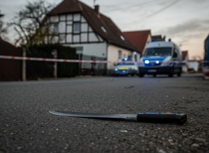 Teroare cu macetă în Germania: Fiul își amenință mama