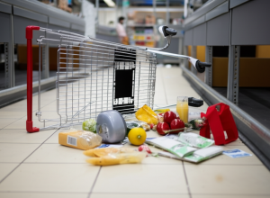 Kahla: Bărbat de 66 de ani își pierde cumpătul la casa de marcat a unui supermarket
