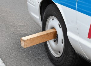 Walsrode: Poliția oprește un șofer cu pedală improvizată din lemn