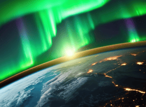 Imagini spectaculoase: Astronaut filmează aurore boreale