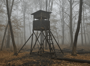 Incendiu distruge un observator de vânătoare în Hörsum