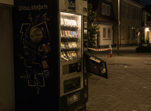 Furt la Klein Förste: Hoții sparg un automat de țigări