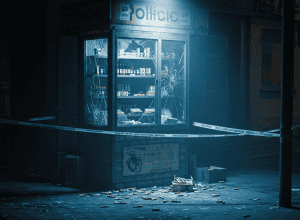 Hagen-Boele: Hoțul fură țigări dintr-un chioșc