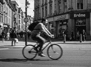 Pe drumul spre Potsdam - Biciclist vitezoman prins de radar într-o zonă de 30 km/h!