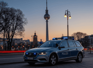Berlin: Poliția arestează un bărbat care amenința cu un cuțit