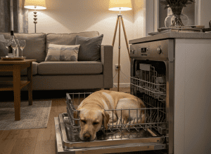 Kevin Costner, topit de Labradorul său Bob