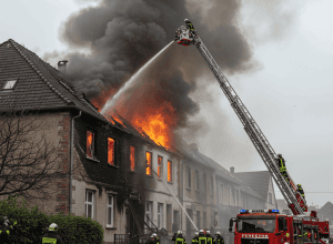Incendiu la Wedel – Intervenție majoră la un local de evenimente