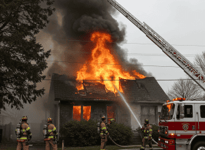 Incendiu în Xanten: O femeie (56 de ani) grav rănită