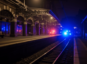 Baden-Baden: Bărbat (39 de ani) atacă polițiștii în gară