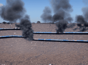 Acțiune nebunească a fanilor din Saarbrücken - Bombă fumigenă cu telecomandă în fața sectorului Dynamo