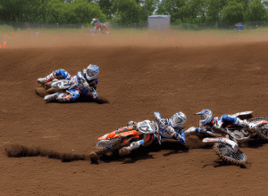 Accident grav la Campionatele Motocross din Lübtheen: Un motociclist a intrat cu mașina în spectatoare
