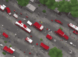 Bochum: Motocicletă a intrat într-o ambulanță