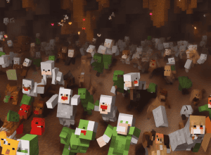 Cinema devine grajd - Alarmă cu găini la filmul Minecraft