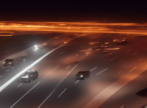 Șofer de 21 de ani prins cu 200 km/h pe A30