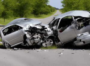 Accident spectaculos: Un tânăr de 31 de ani s-a răsturnat cu VW în Tuttlingen