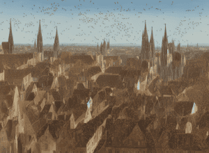 Salvare spectaculoasă la Köln: Apicultor salvează un roi de albine de pe acoperiș
