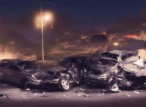 Șofer băut fuge de poliție în Kiel și provoacă accident