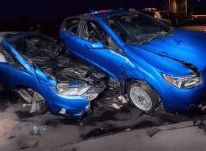 Oberhausen: Șofer beat conduce un Ford pe trei roți