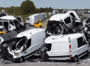 Accident grav pe A5: Două persoane rănite