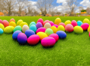 Furt de ouă de Paște din sensurile giratorii din Saalfeld