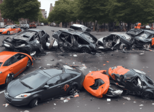 Accident la Gelnhausen: Șoferul unui Mercedes rănit