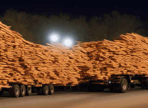 A8 - Camion încărcat cu 17.000 kg peste limita