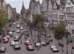 Köln: Jogger zgârie mașini pe Aachener Straße